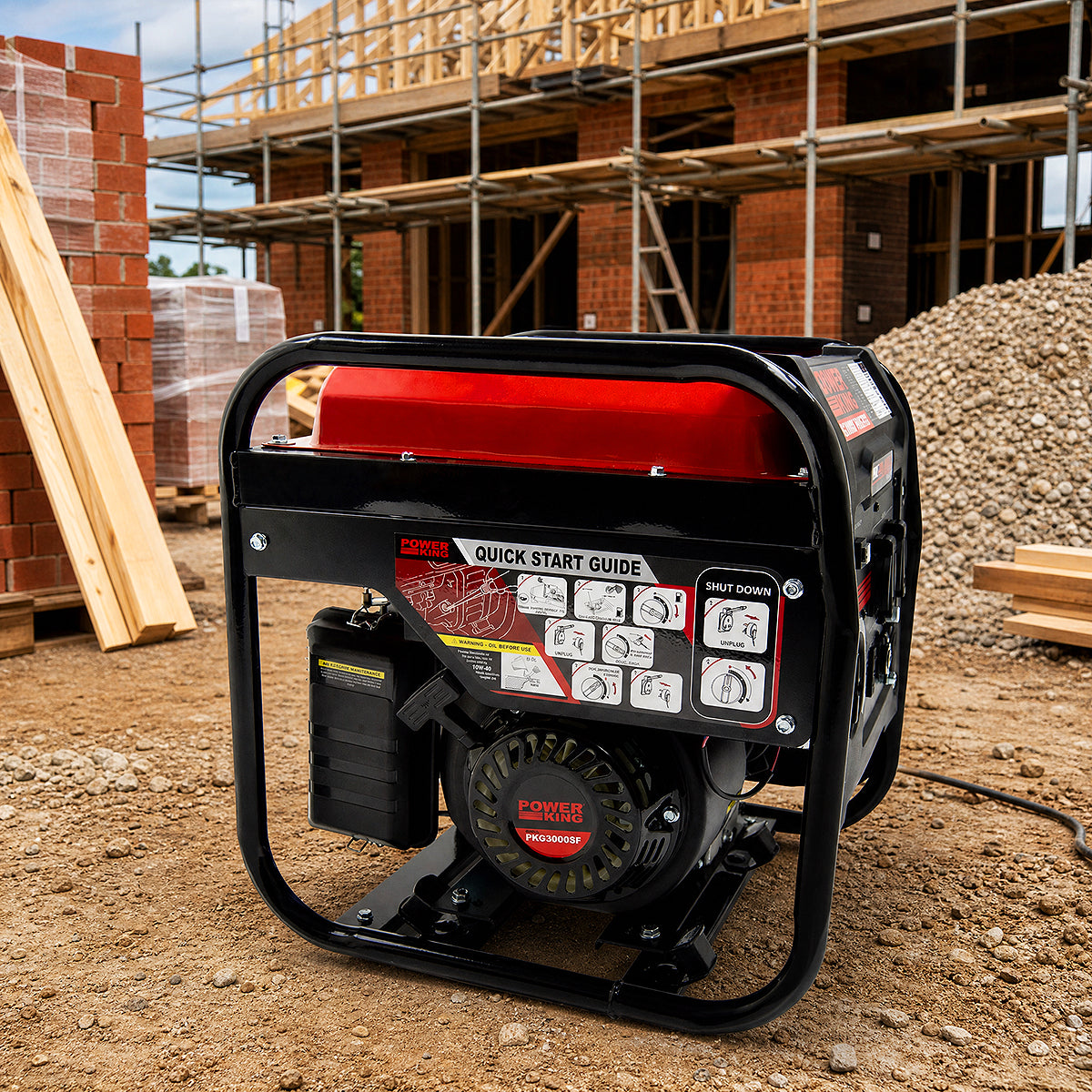 PowerKing 2800w 3.5kVA Petrol Inverter Generator PKG3000SF
