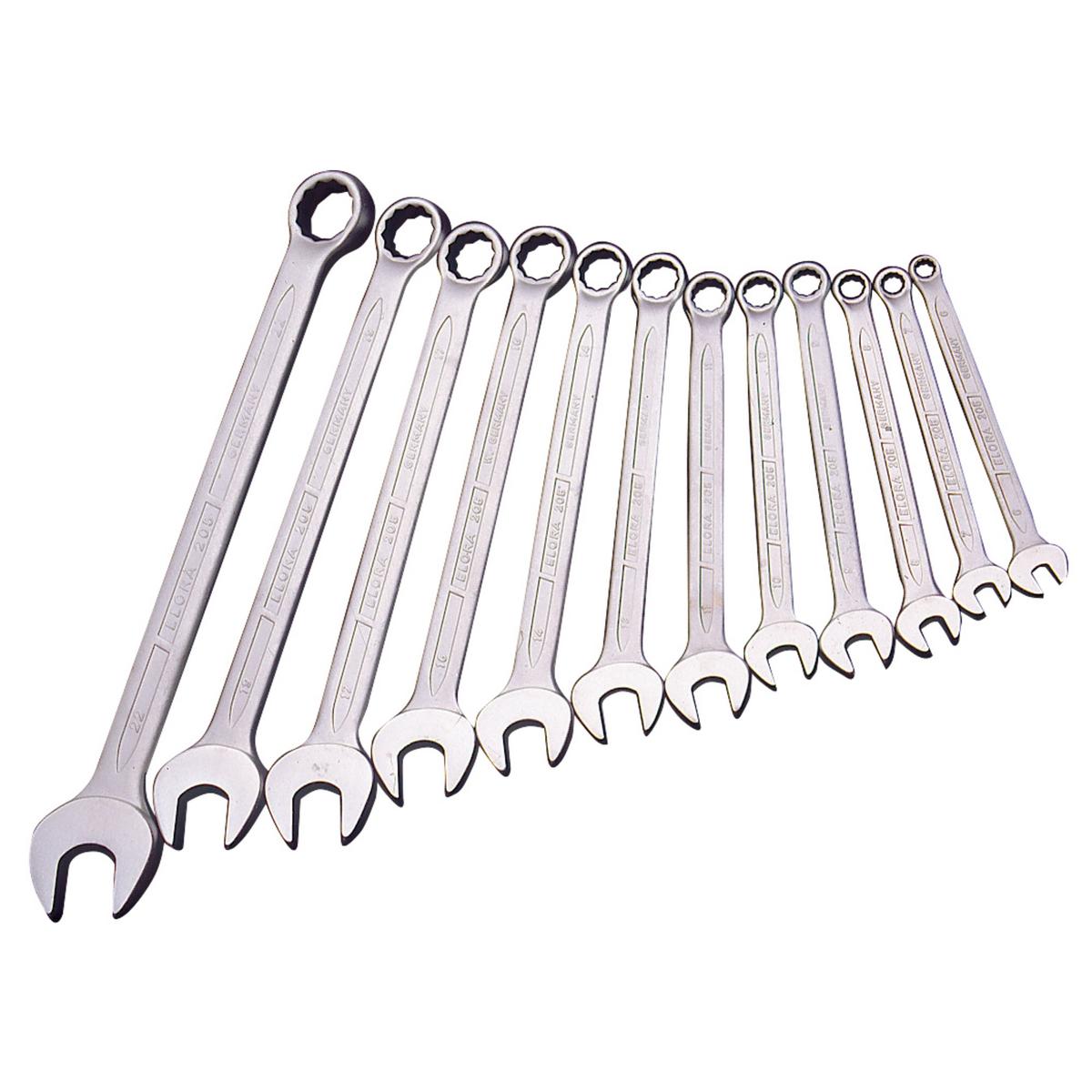 Elora Long Metric Combination Spanner Set (12 Piece) - Image 1