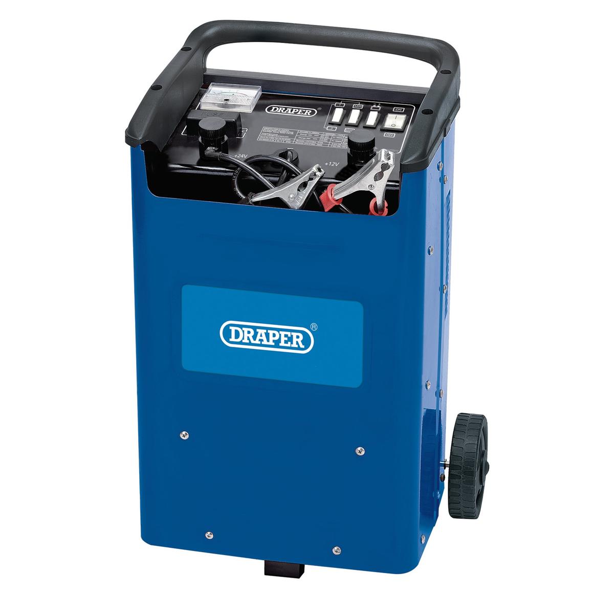 Draper 12/24V Battery Starter/Charger, 260A - Image 1