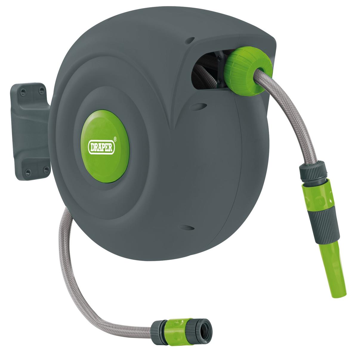 Draper Retractable Garden Hose Reel, 20m - Image 2