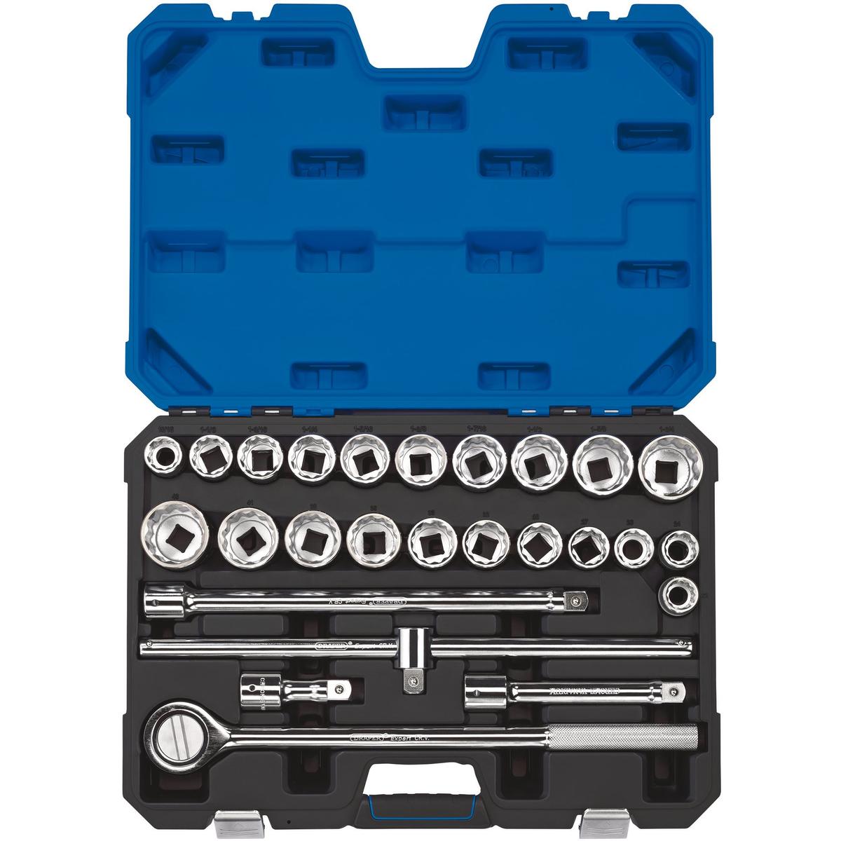 Draper Expert Combined MM/AF Socket Set, 3/4" Sq. Dr. (26 Piece) - Image 1