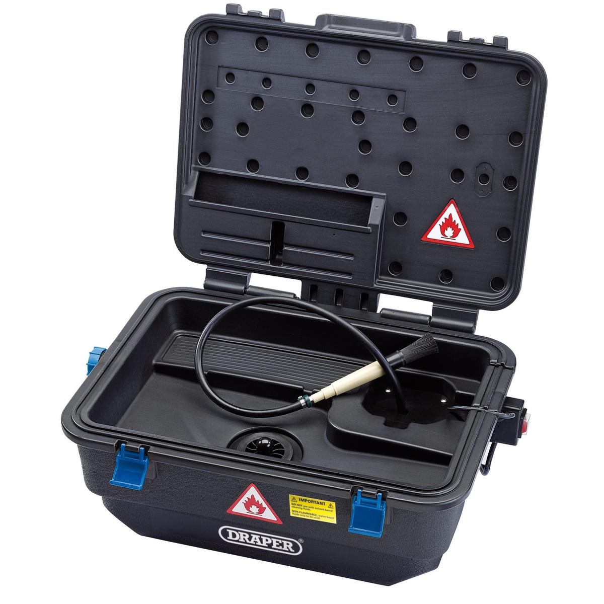 Draper 230V Portable Parts Washer, 9L - Image 1