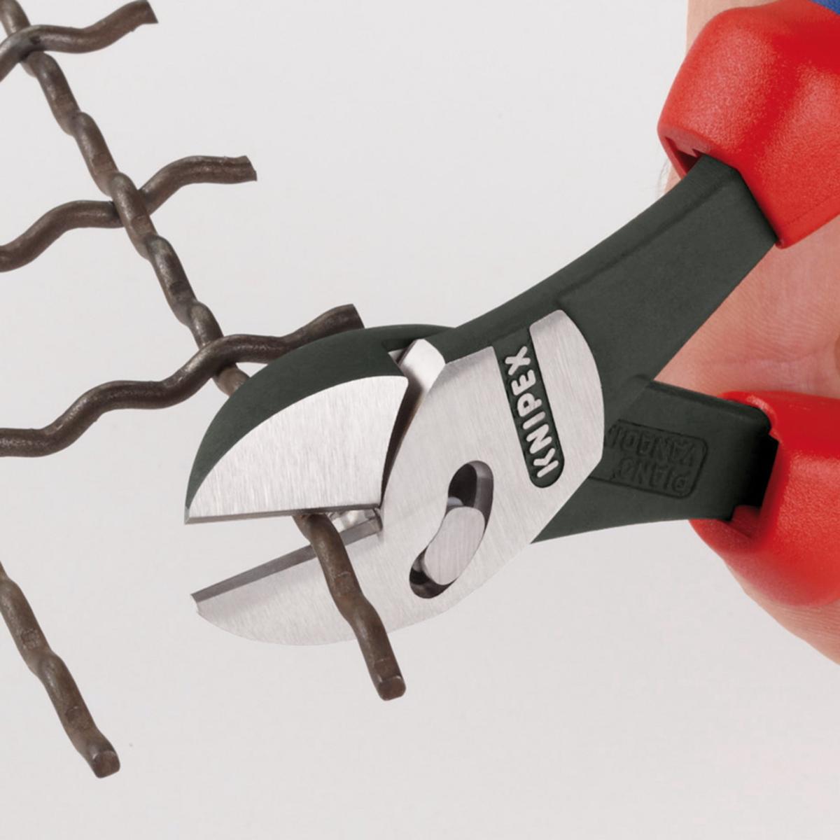 KNIPEX Twinforce 73 72 180 High Leverage Diagonal Side Cutters - Image 2
