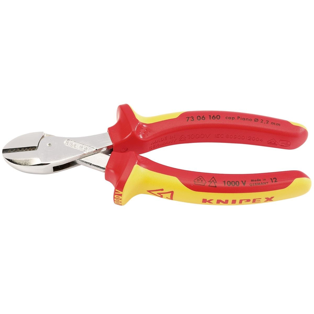 KNIPEX X-Cut 73 06 160 SB High Leverage Diagonal Cutter - Image 1