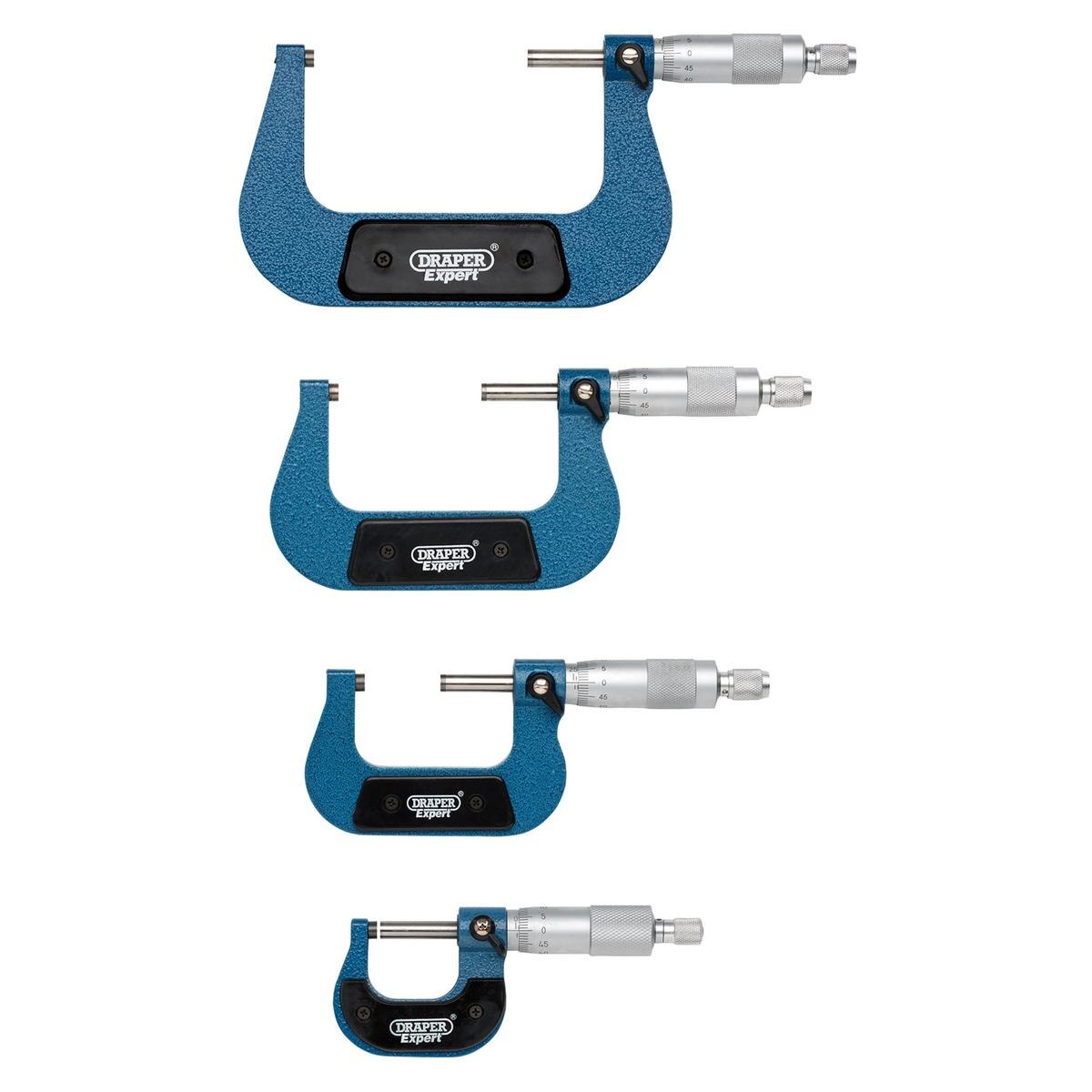 Draper Expert Metric External Micrometer Set (4 Piece) - Image 2