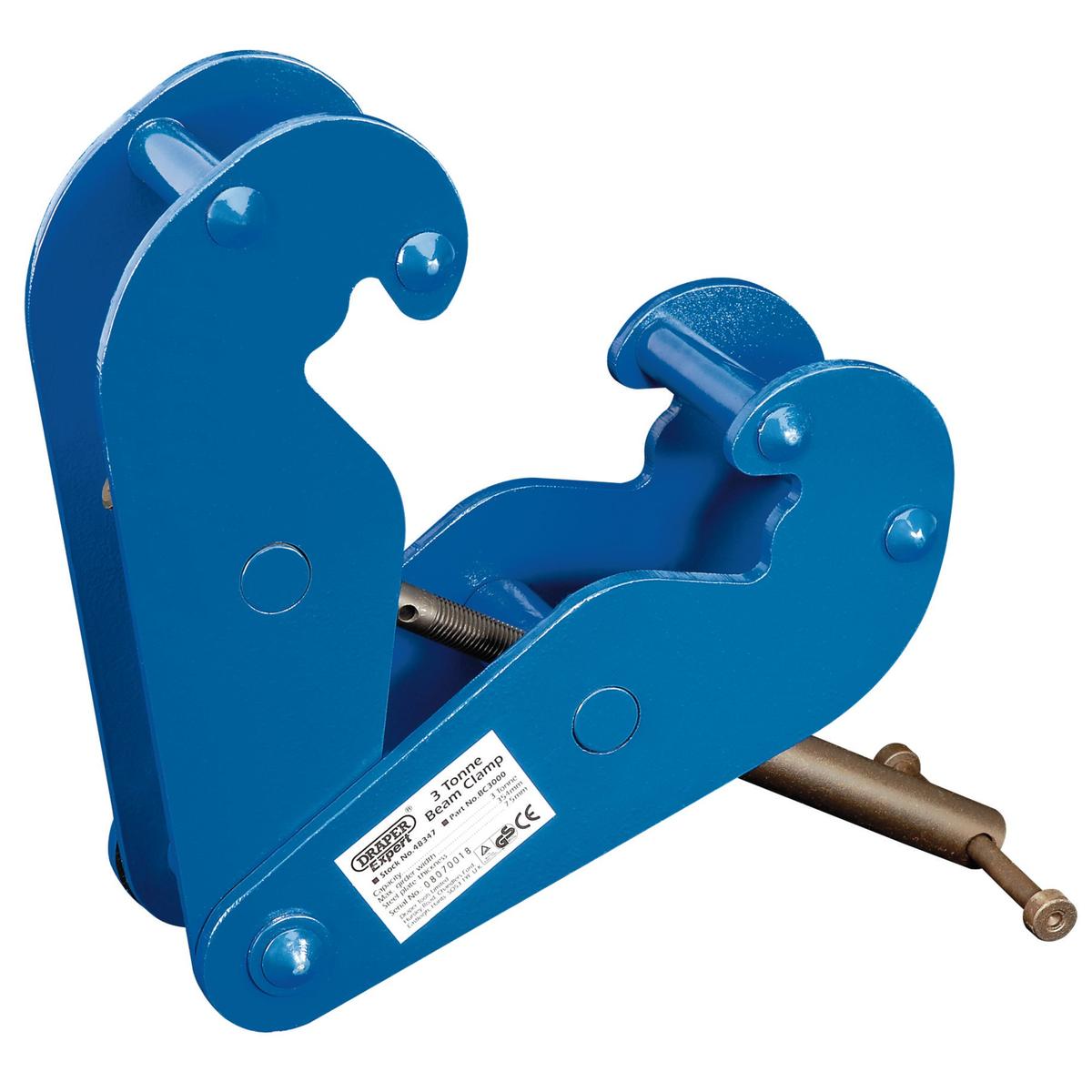 Draper Expert Beam Clamp, 3 Tonne - Image 1