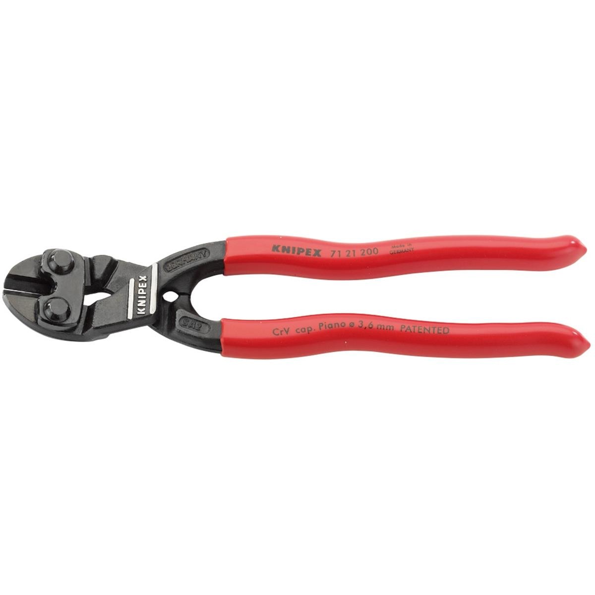 KNIPEX Cobolt 71 21 200SB Compact 20¬∞ Angled Head Bolt Cutters, 200mm - Image 1