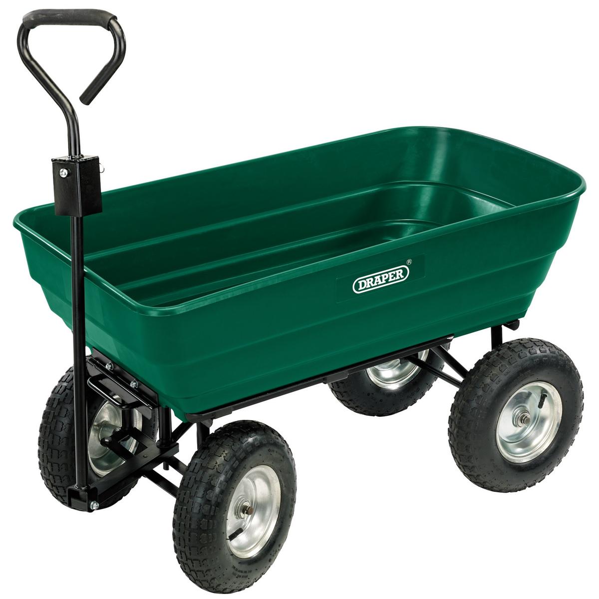 Draper Heavy Duty Tipping Cart, 120L - Image 1