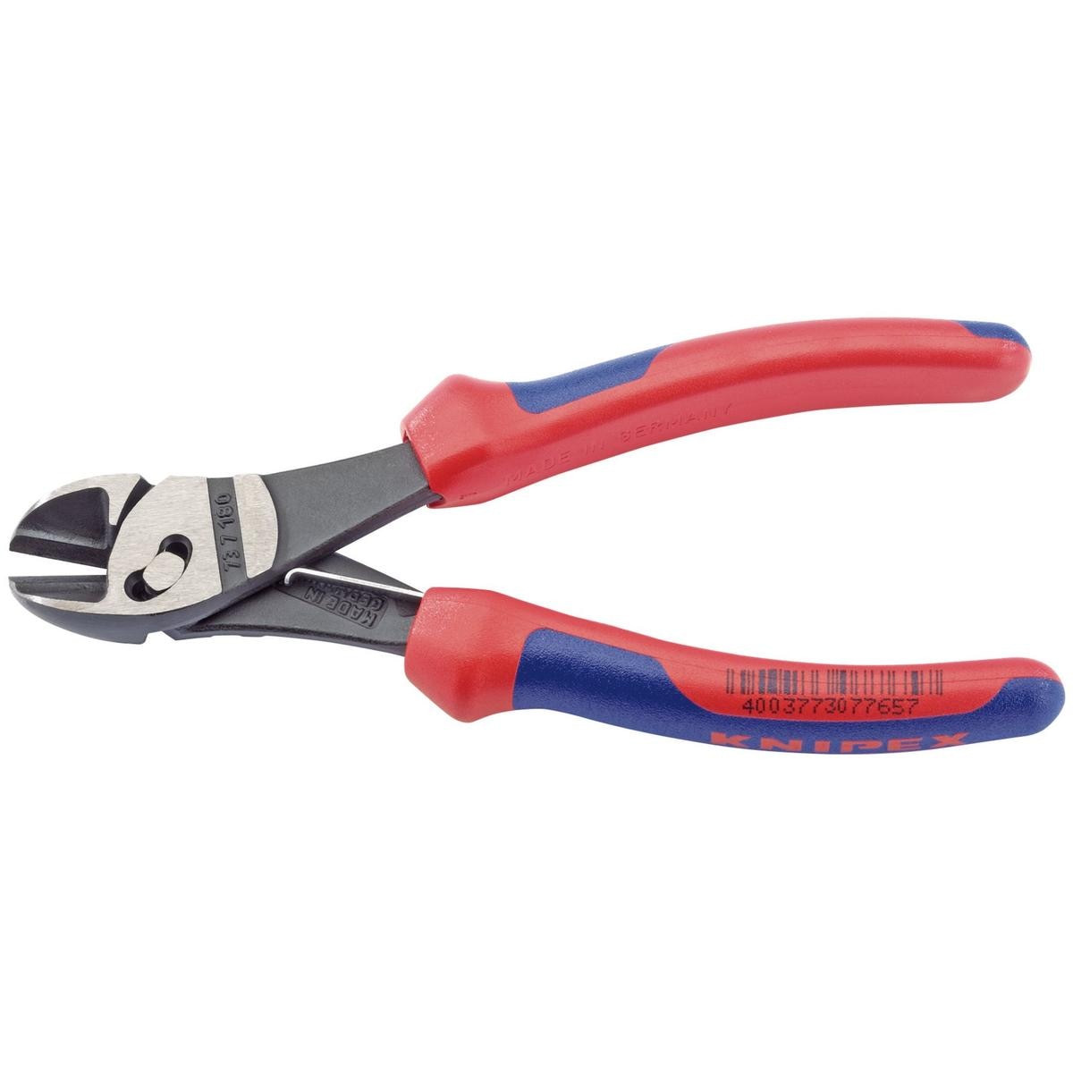 KNIPEX Twinforce 73 72 180F High Leverage Diagonal Side Cutters - Image 1