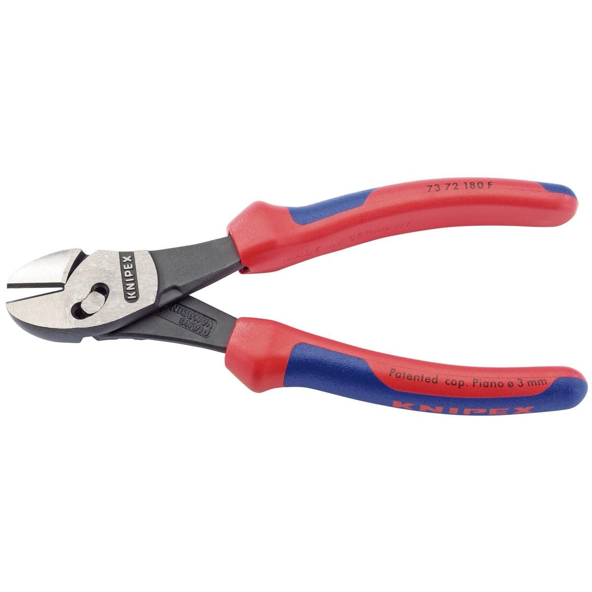 KNIPEX Twinforce 73 72 180F High Leverage Diagonal Side Cutters - Image 2