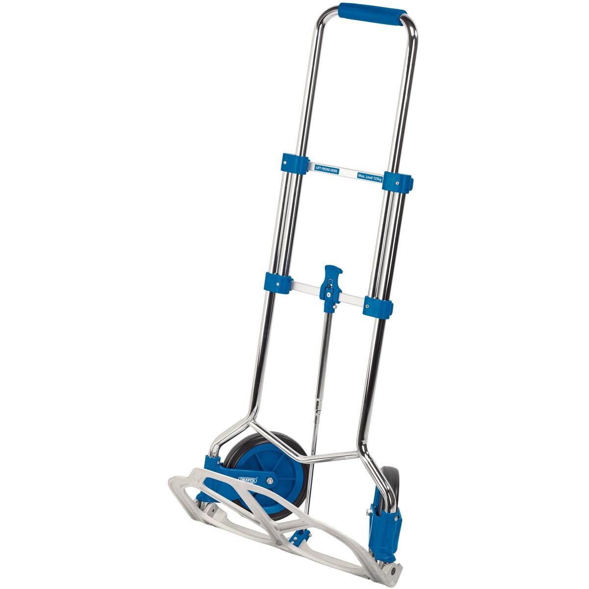 Draper Heavy Duty Fold Flat Sack Truck, 125kg - Image 2