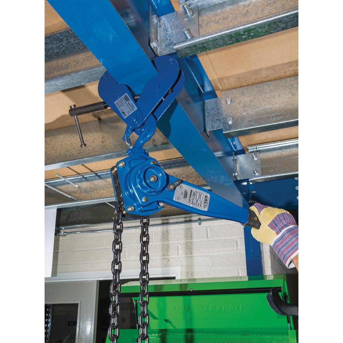 Draper Expert Chain Lever Hoist, 1.5 Tonne - Image 2