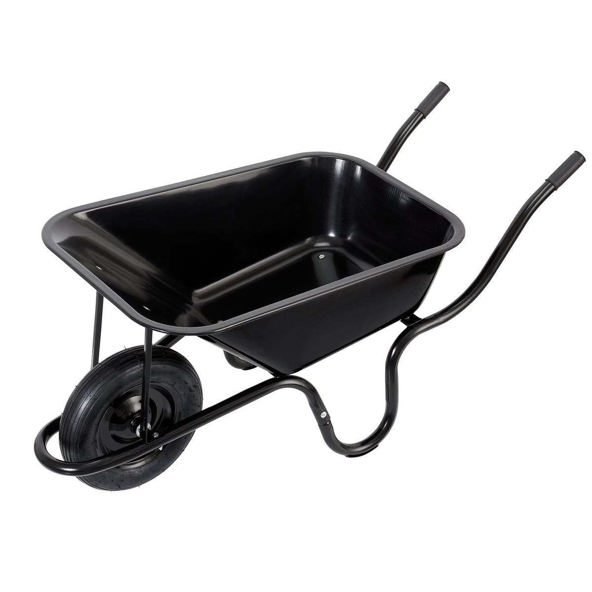 Draper Metal Tray Contractors Wheelbarrow, 85L - Image 1