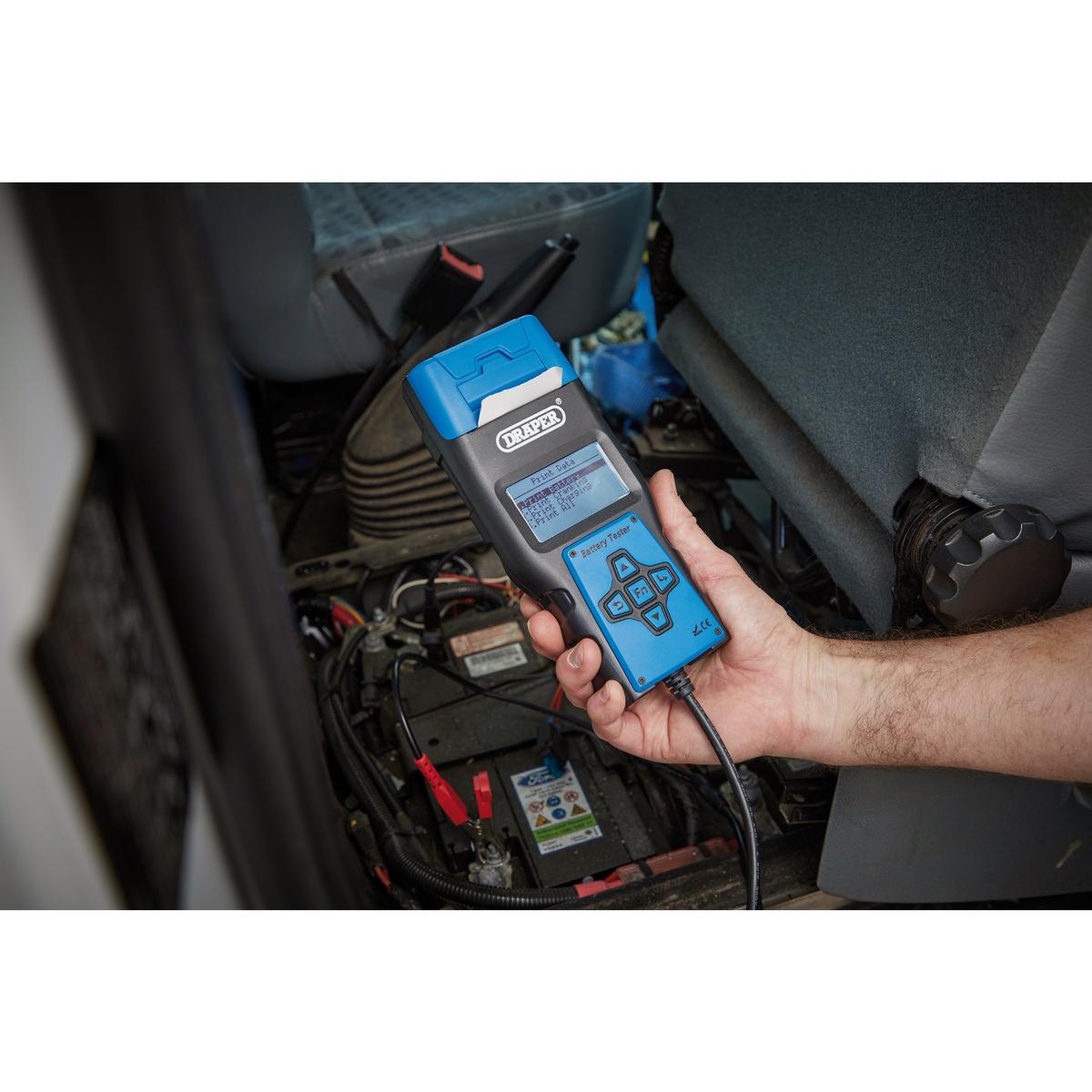 Draper Battery Tester with Printer - Image 2