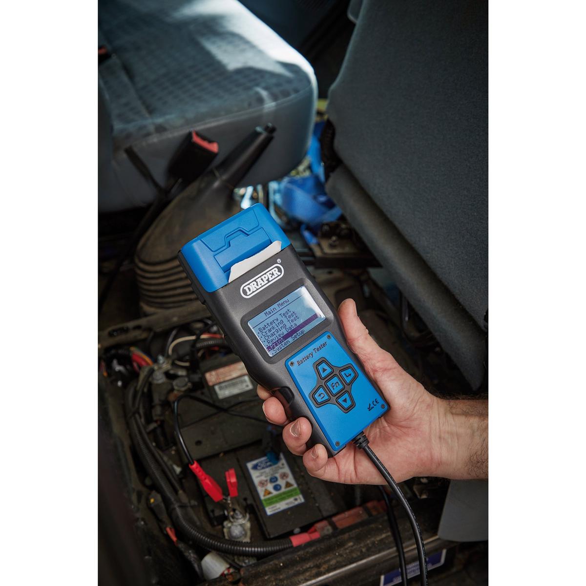 Draper Battery Tester with Printer - Image 3