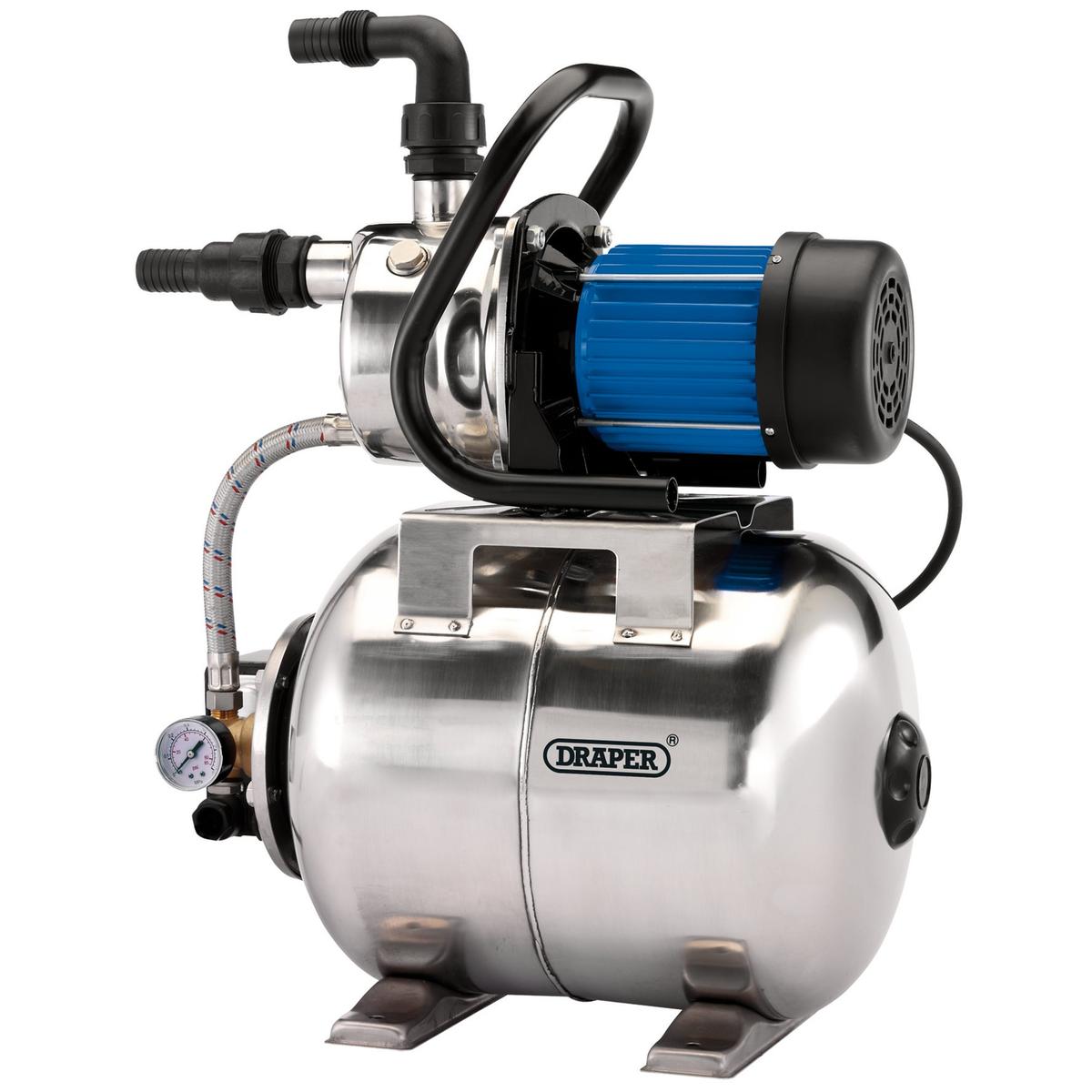 Draper Stainless Steel Booster Pump, 50L/min, 800W - Image 1