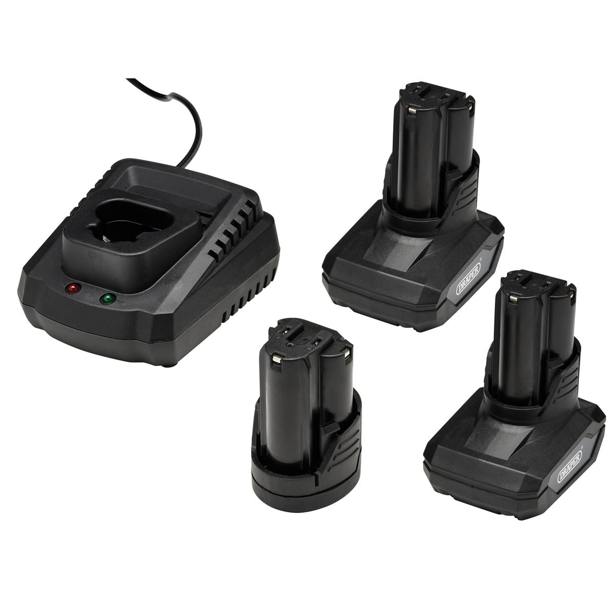 Draper 12V Drill Drive and Ratchet Interchange Kit, 2 x 4.0Ah Li-ion Batter - Image 3