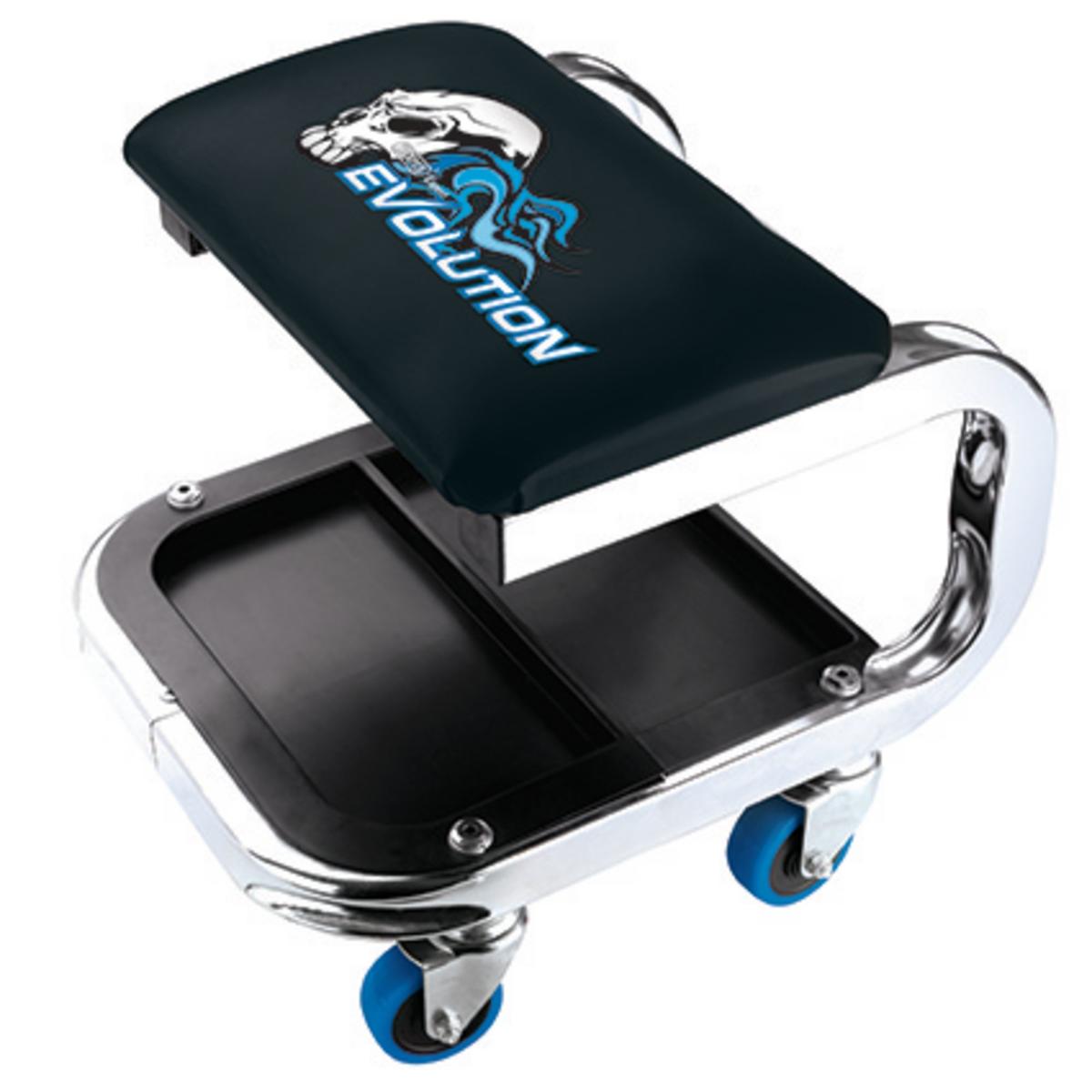 Draper Expert Evolution Work Stool with Storage, 435 x 380mm - Image 1