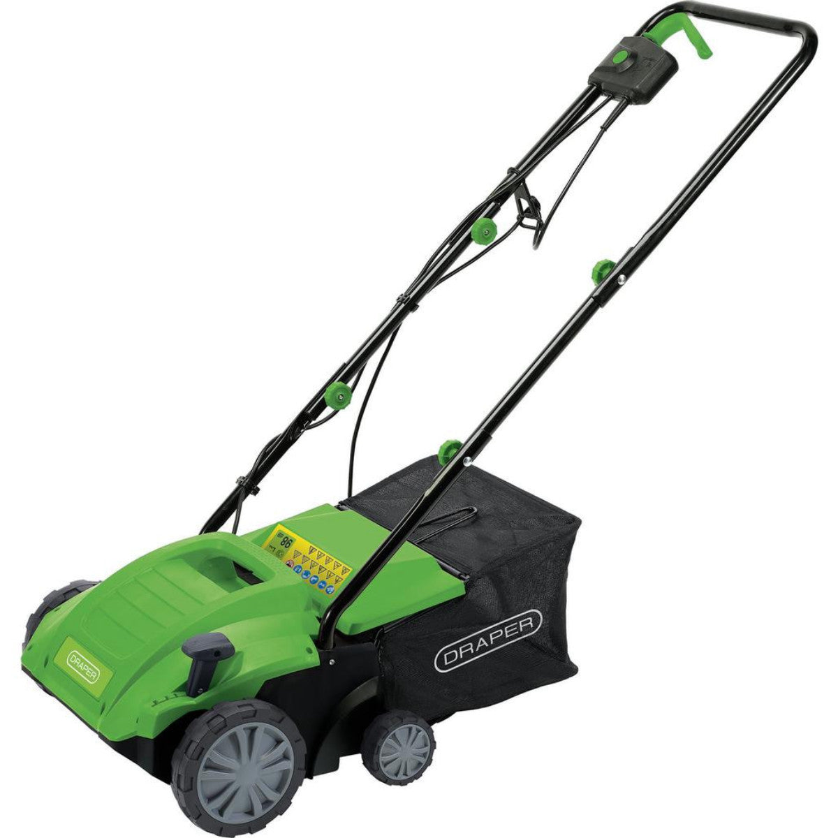 Draper 230V 2-in-1 Lawn Aerator and Scarifier, 320mm, 1500W 97921