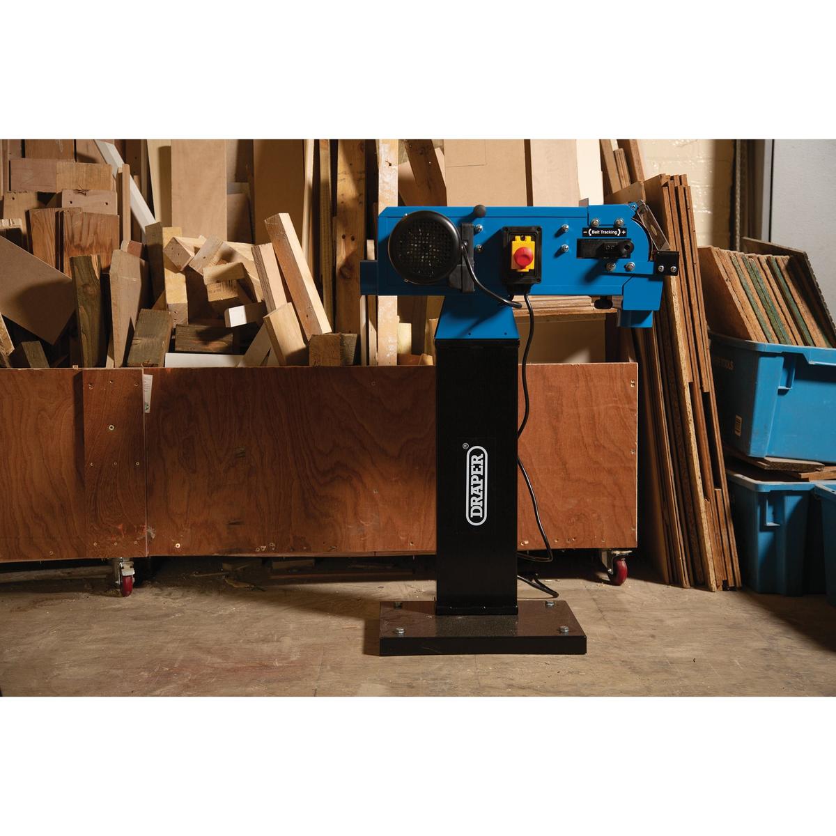 Draper 230V Belt Linisher, 100mm, 1500W - Image 3