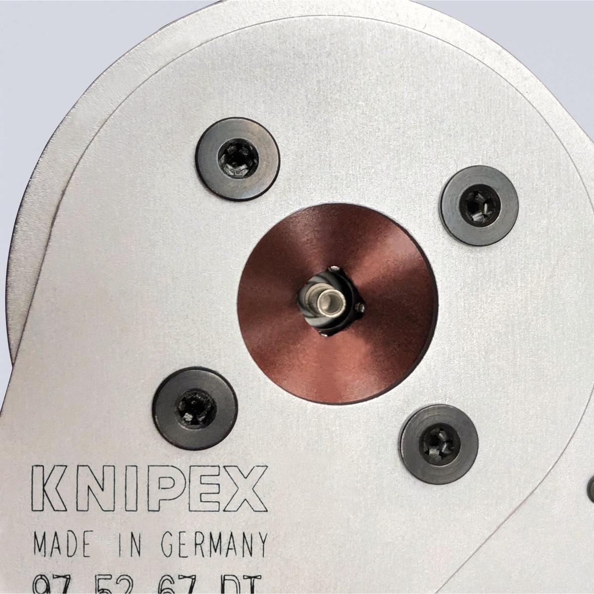 KNIPEX 97 52 67 DT Four-Mandrel Crimping Pliers for DT contacts, 230 mm - Image 4
