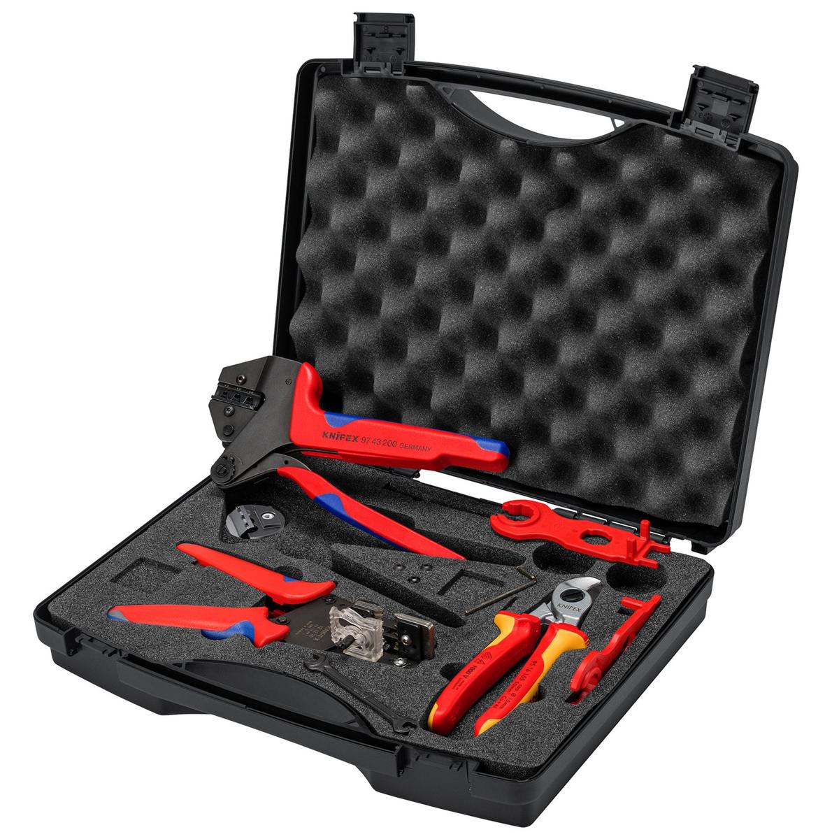 KNIPEX 97 91 04 V01 Tool Case for Photovoltaics for solar cable connectors MC4 (Multi-Contact) - Image 1