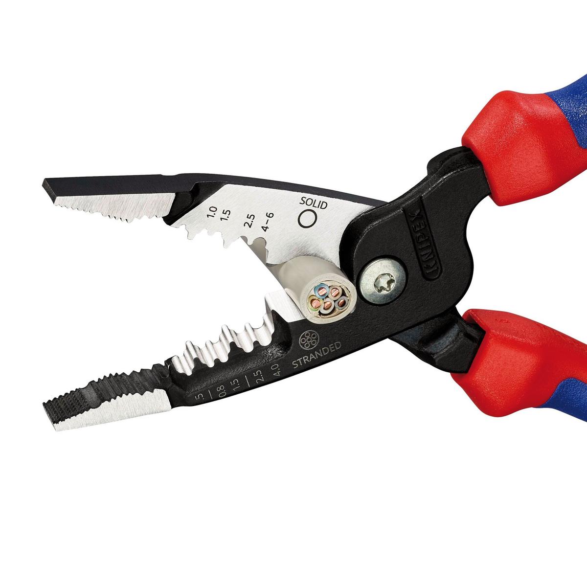 KNIPEX 13 72 200 ME Wire Stripper with Multi-Component Grips, 200mm - Image 3