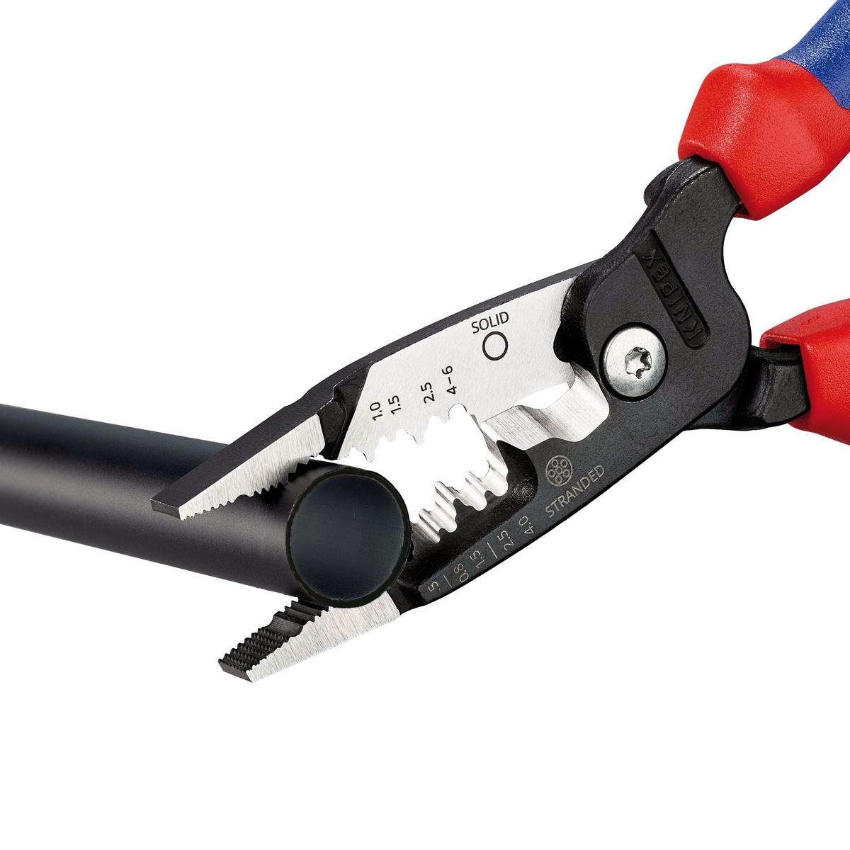 KNIPEX 13 72 200 ME Wire Stripper with Multi-Component Grips, 200mm - Image 4