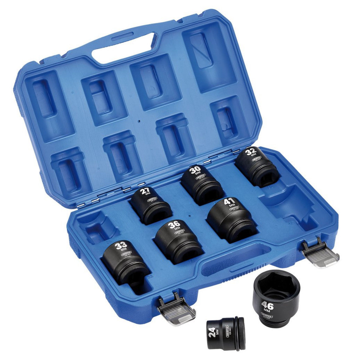 Draper HI-TORQ Metric Impact Socket Set, 3/4" Sq. Dr. (8 Piece) 20206