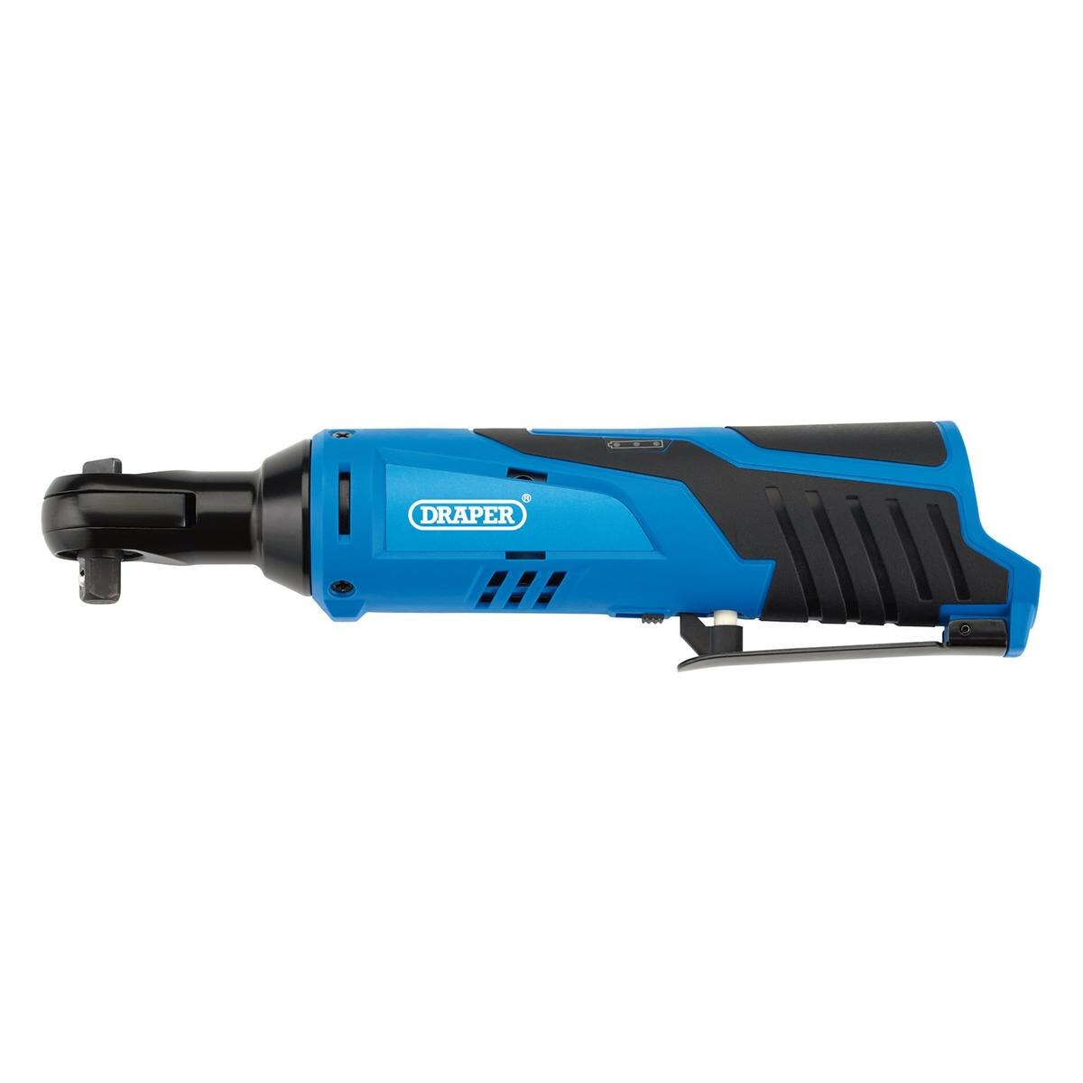 Draper 12V Ratchet Kit, 2 x 1.5Ah Batteries, 1 x Fast Charger, 1 x Tool bag - Image 2