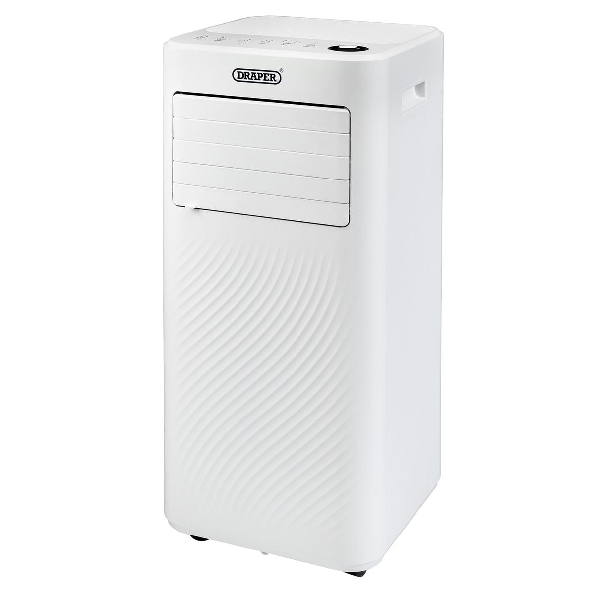 Draper 230V 3-in-1 Portable Air Conditioner with Remote Control, 9000BTU - Image 1