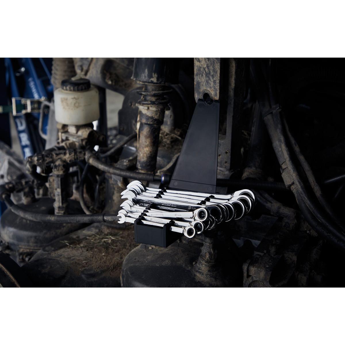 Draper HI-TORQ Metric Reversible Ratchet Combination Spanner Set (12 Piece) - Image 4