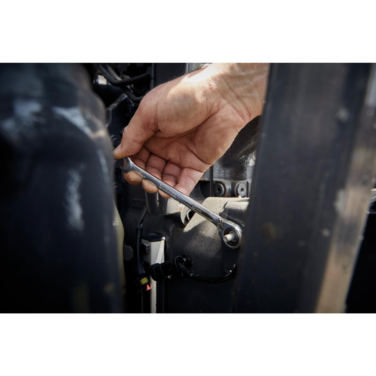 Draper HI-TORQ Metric Reversible Ratchet Combination Spanner Set (12 Piece) - Image 5