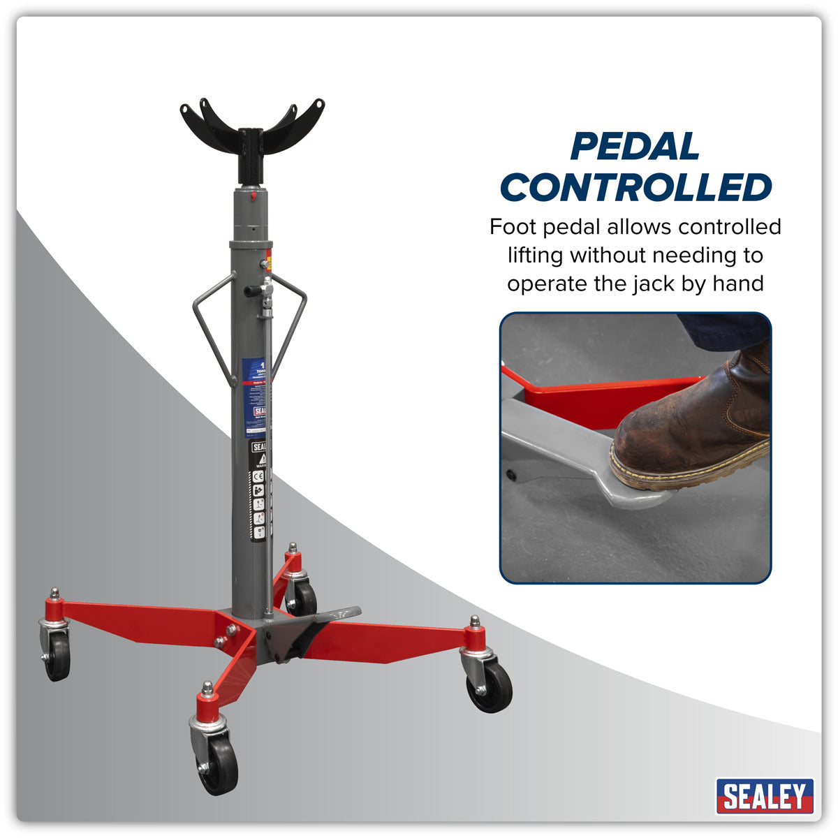 Sealey Vertical Transmission Jack 1 Tonne 1000TR