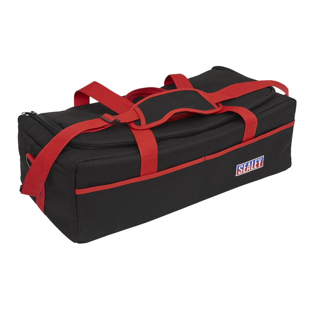 Sealey Low Entry Short Chassis Trolley Jack & Accessories Bag Combo, 2 Tonne - Green 1020LEHVBAGCOMBO