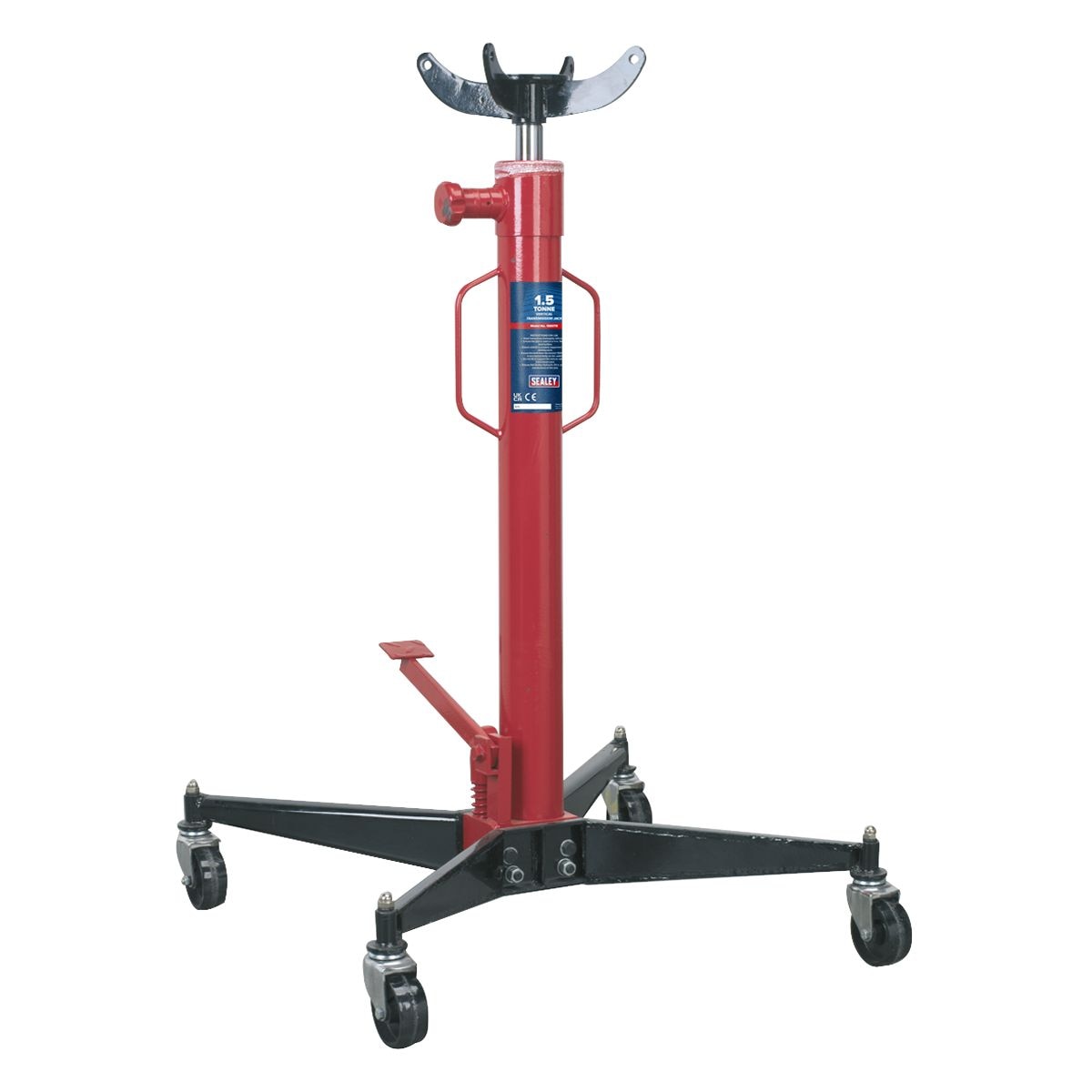 Sealey Vertical Transmission Jack 1.5 Tonne - Image 1