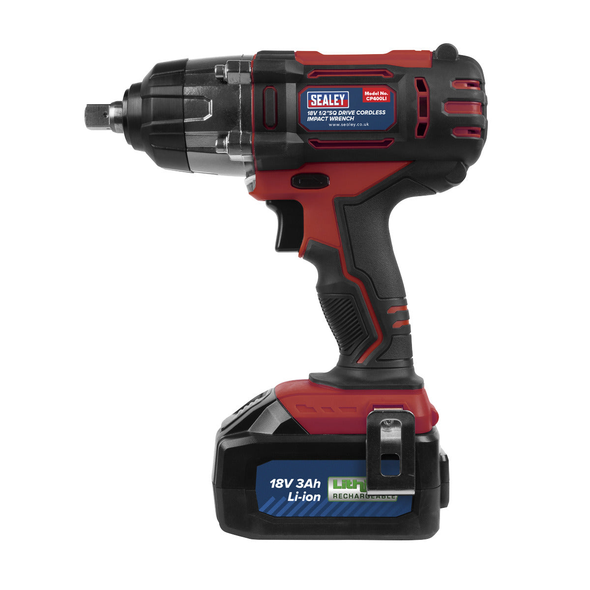 Sealey Trolley Jack & Cordless Impact Wrench Combo - Red 2001LERECOMBO