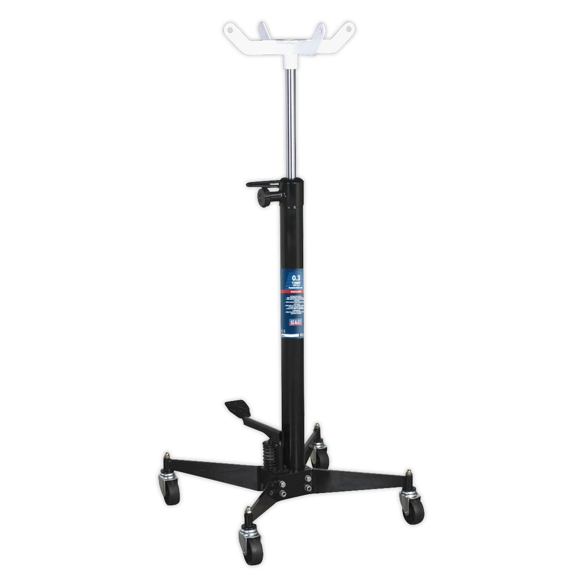 Sealey Vertical Quick Lift Transmission Jack 300kg - Image 1