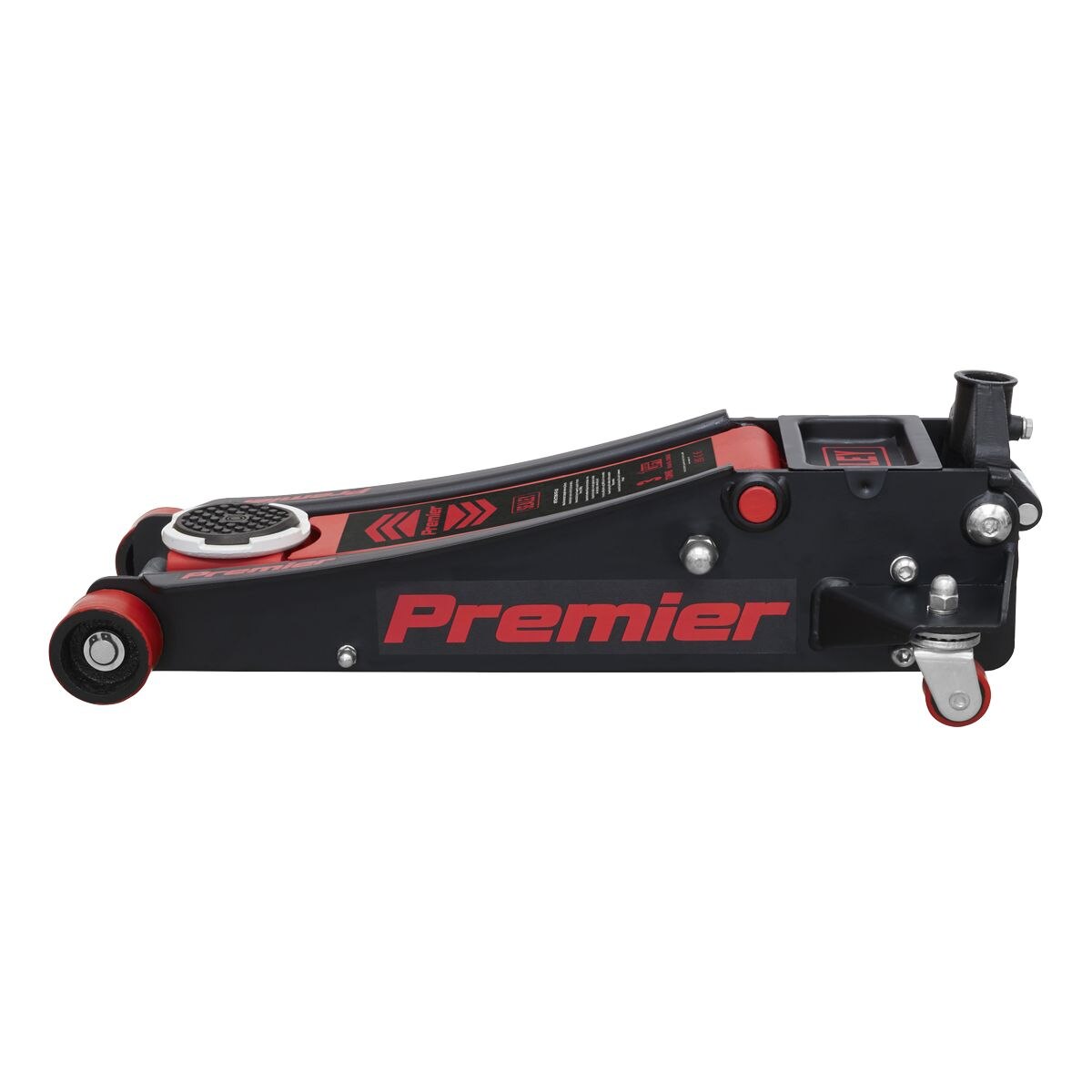 Sealey Trolley Jack 3 Tonne & Axle Stands (Pair) 3 Tonne per Stand Combo - Image 3