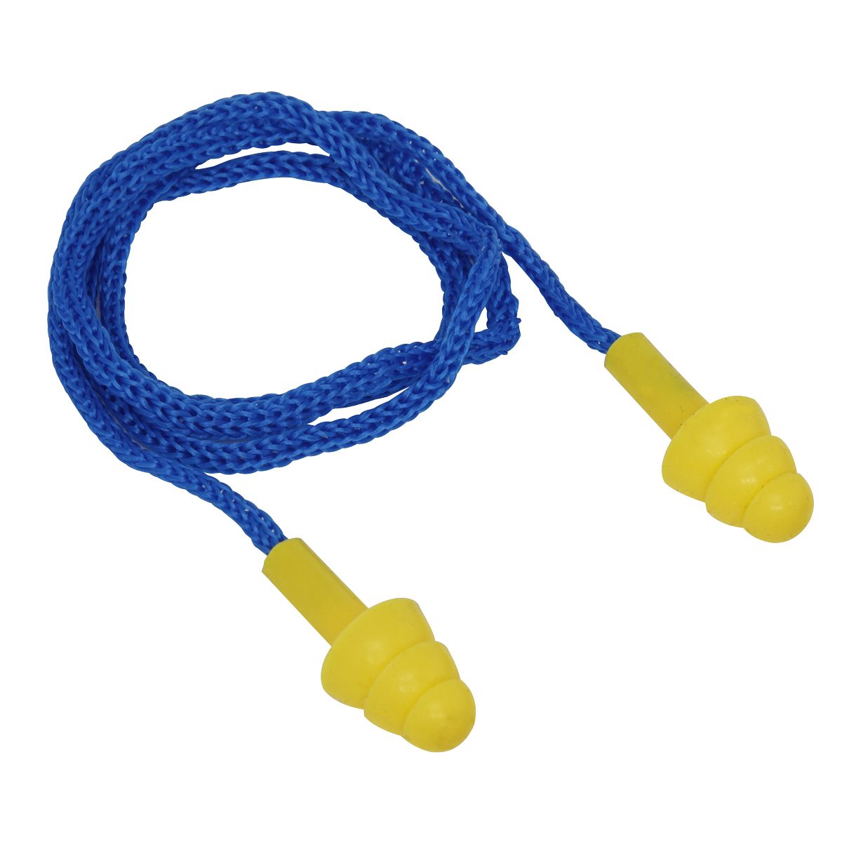Sealey Worksafe Disposable Corded Ear Plugs - 50 Pairs - Image 1