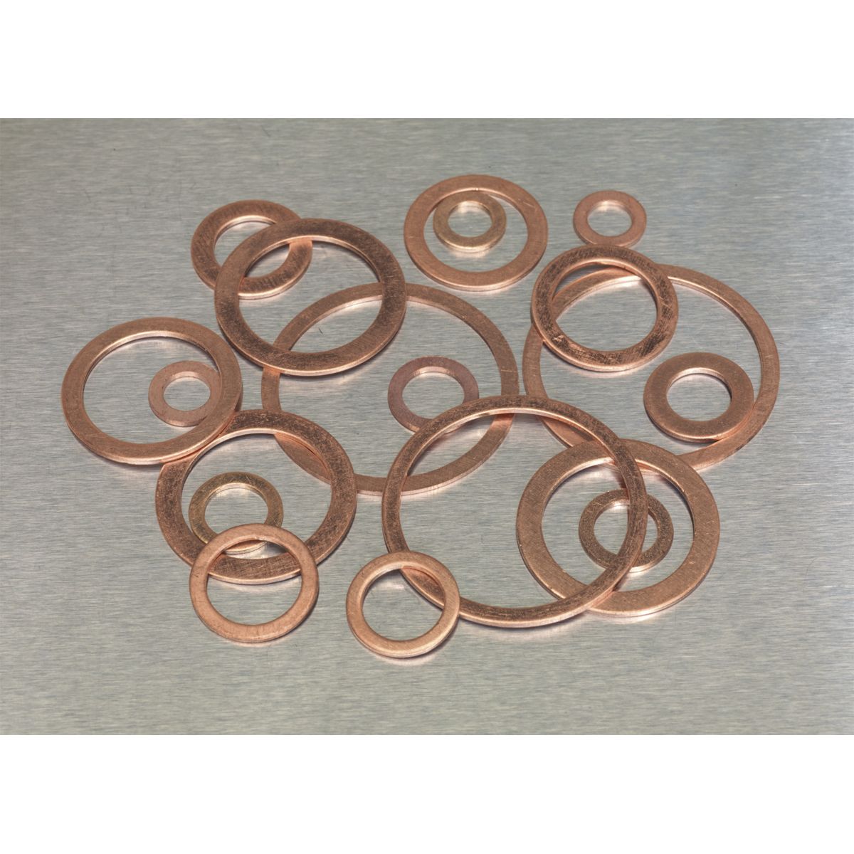 Sealey Copper Sealing Washer Assortment 250pc - Image 4
