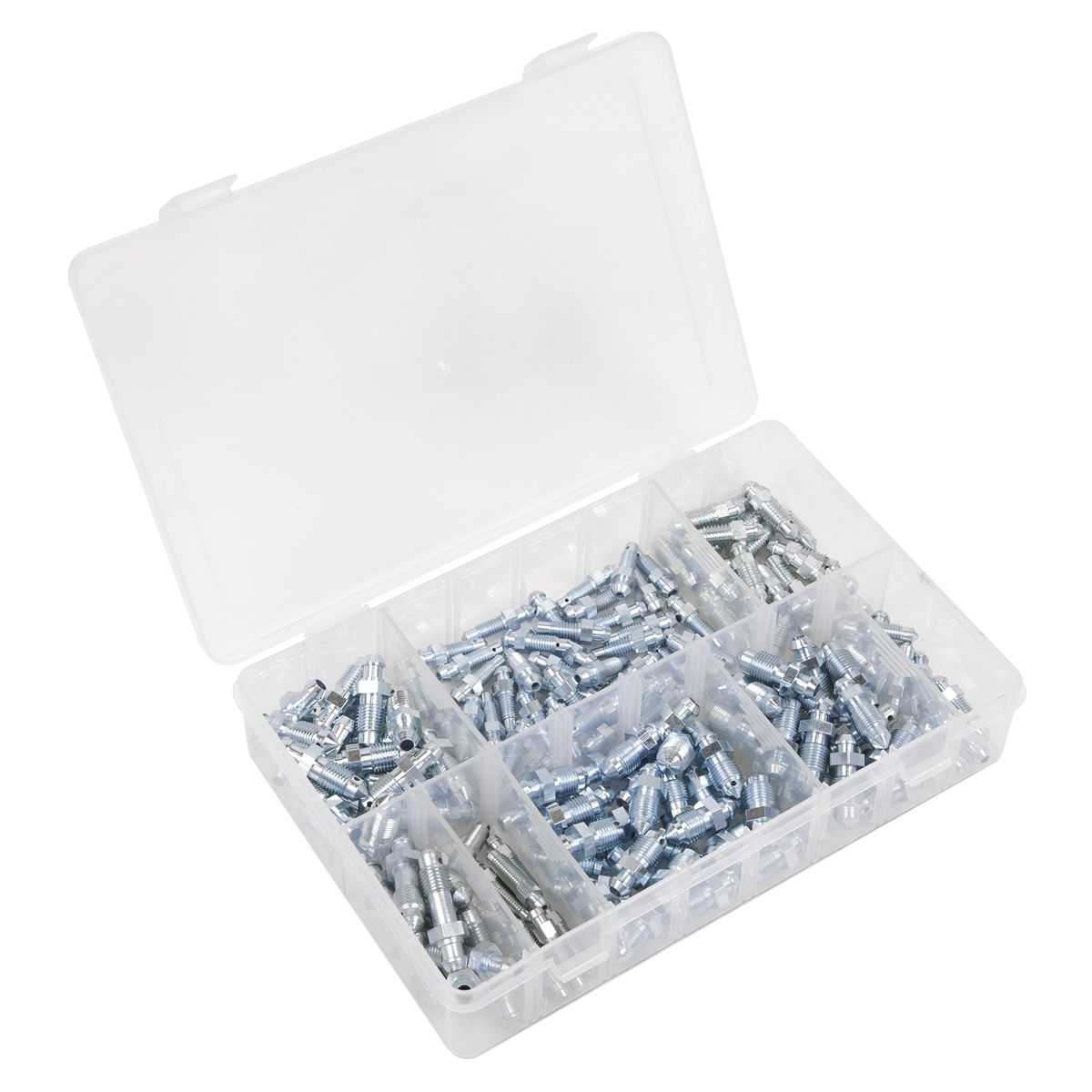Sealey Bleed Nipple Assortment 160pc - Image 1