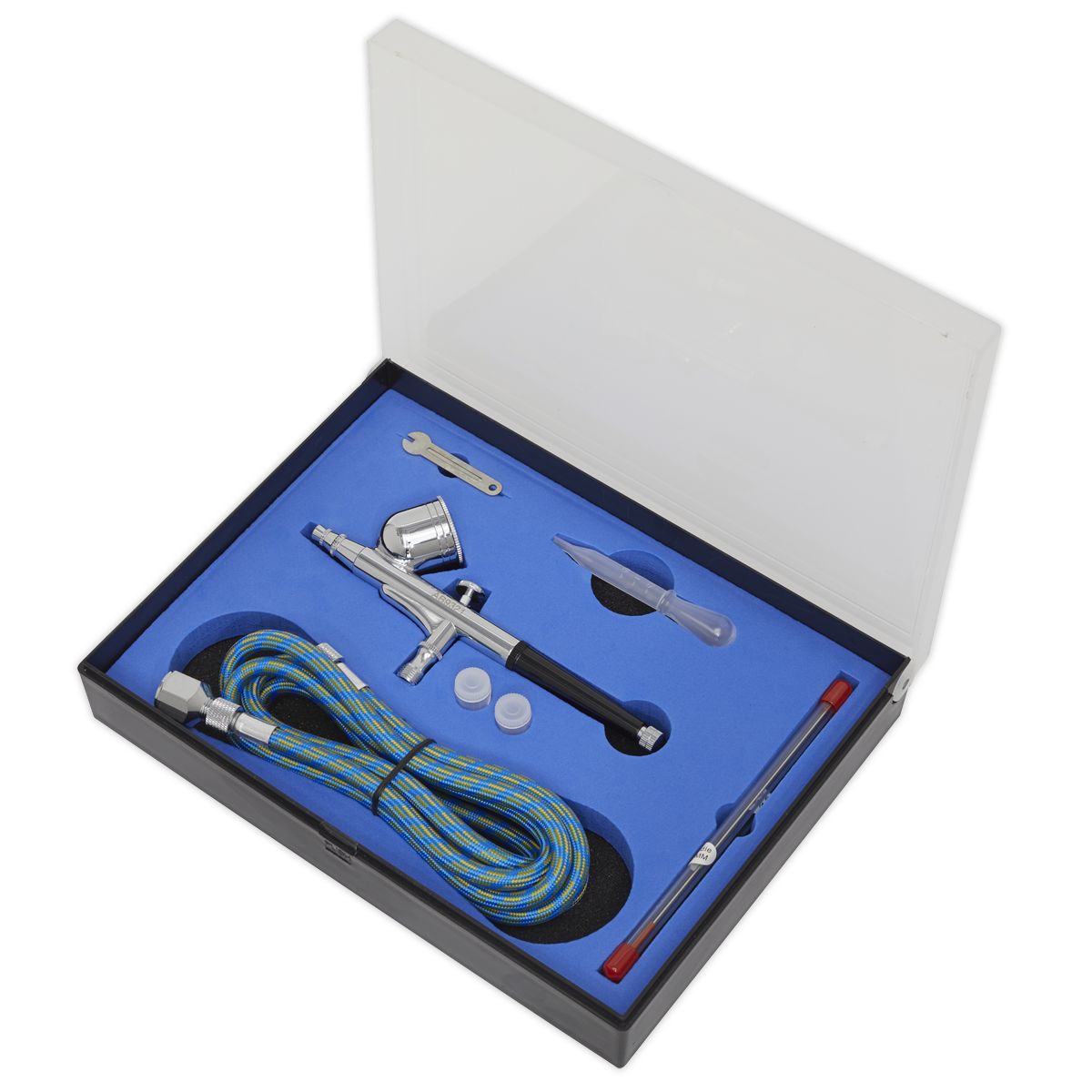 Sealey Gravity Feed Air Brush Kit - Image 2