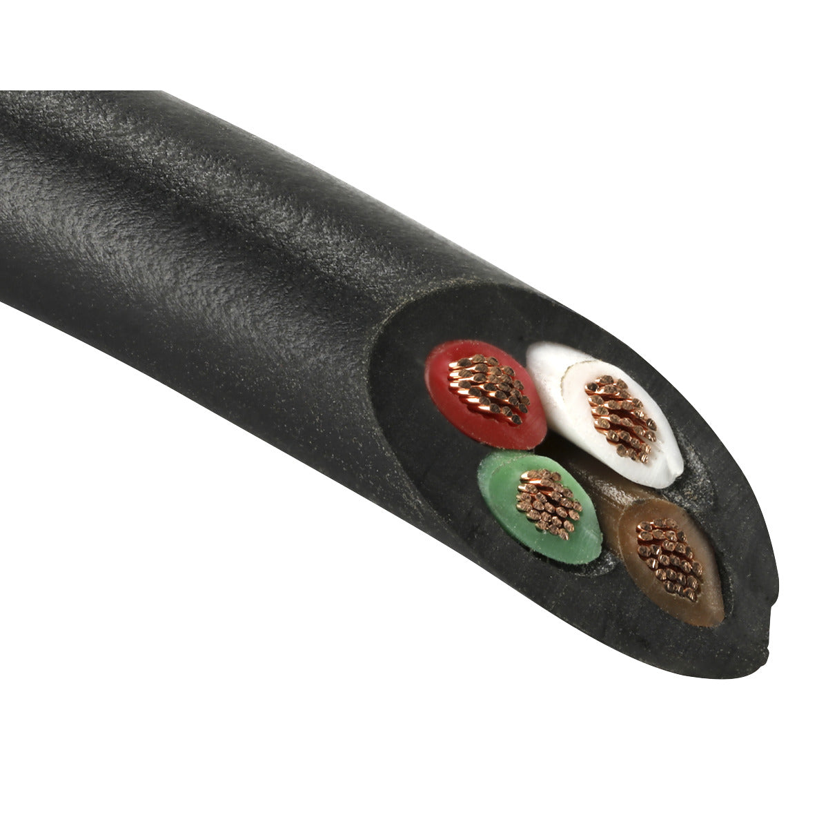 Sealey 30m Thin Wall Automotive Cable 4 x 0.75mm² 24/0.20mm - Black AC24204CTH