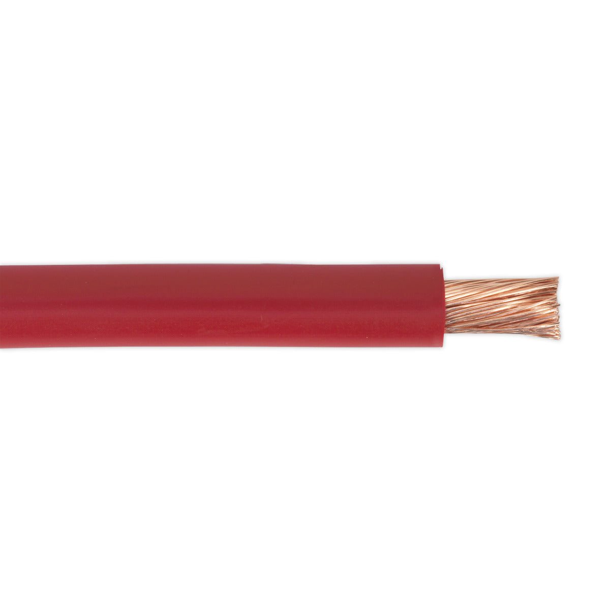 Sealey 10m Automotive Starter Cable 196/0.40mm 25mm² 170A - Red AC25SQRE