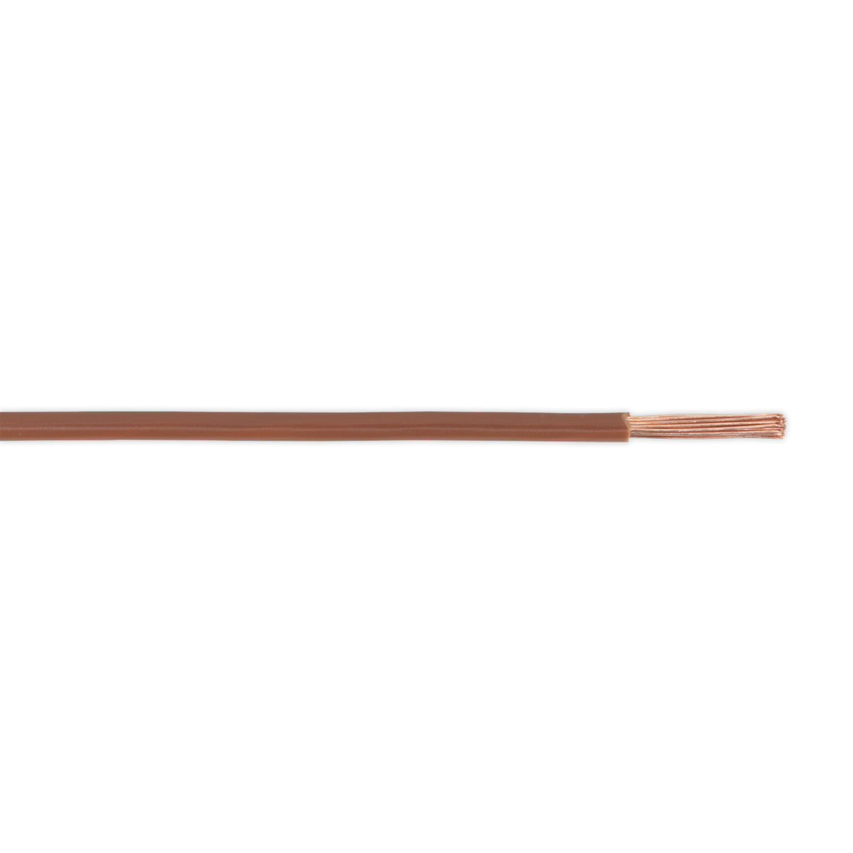 Sealey Thin Wall Single Automotive Cable 2mm² 28/0.30mm 50m - Brown AC2830BN