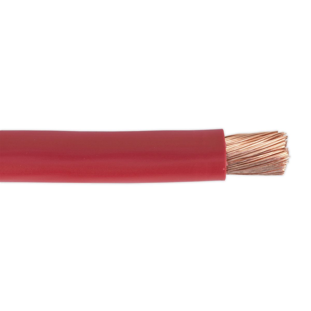 Sealey 300A Automotive Starter Cable 315/0.40mm 40mm_ 10m - Red - Image 1