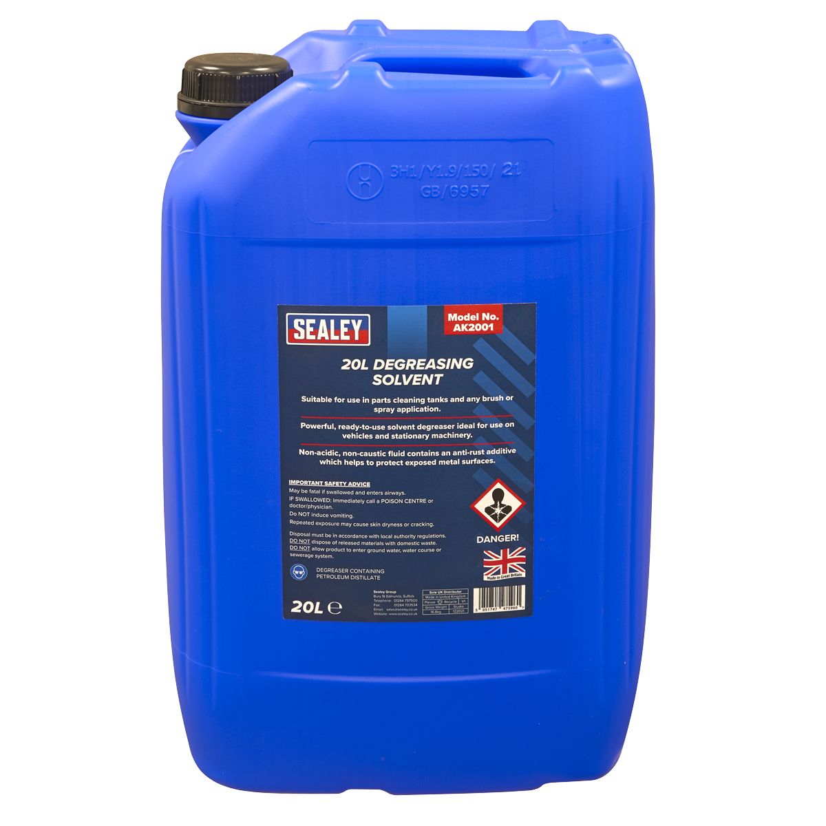 Sealey Degreasing Solvent 20L - Image 2