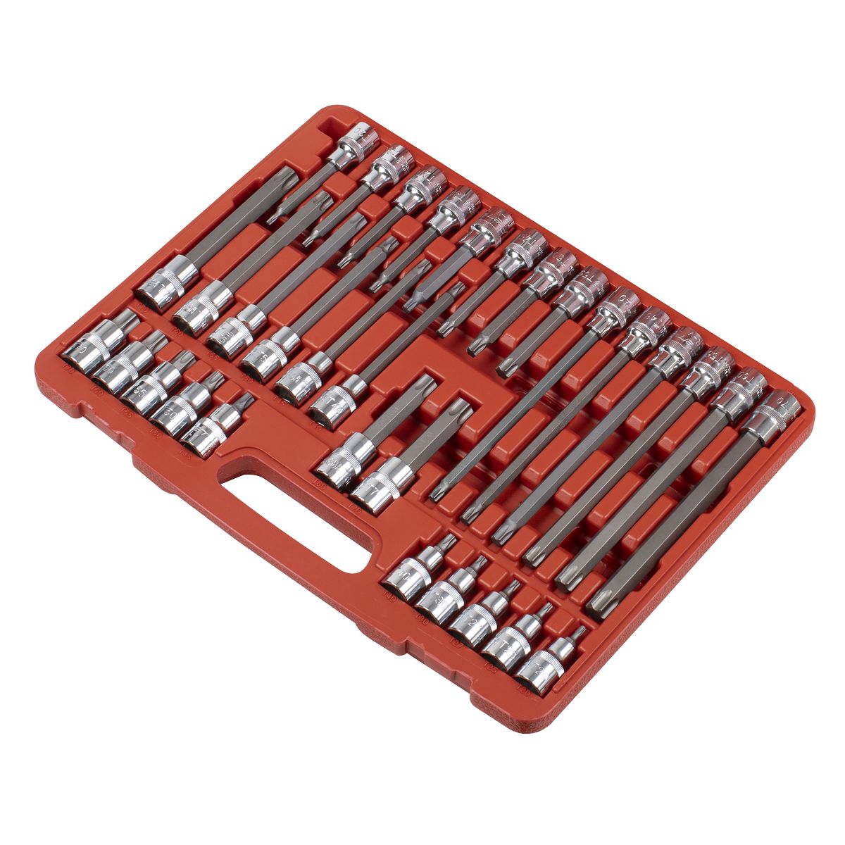 Sealey Premier TRX-Star* Socket Bit Set 1/2"Sq Drive 32pc - Image 6
