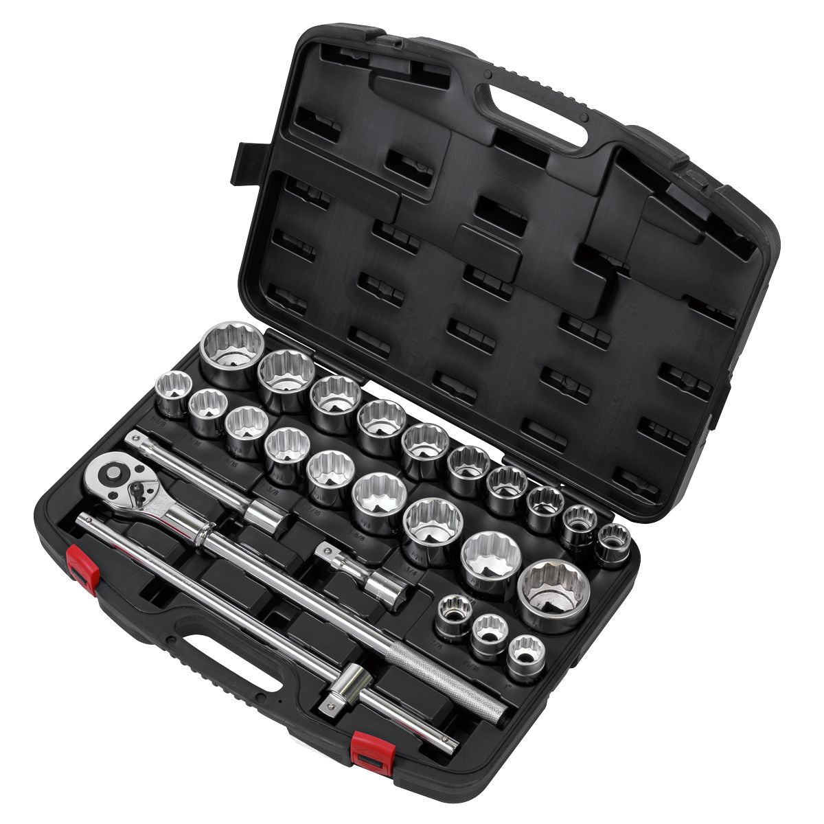 Sealey Premier Metric/Imperial Socket Set 3/4"Sq Drive 12-point 26pc - Image 4